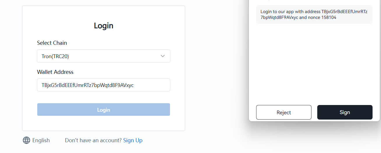 Log in with sub-account