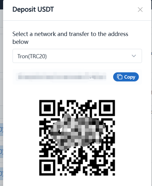 Deposit address