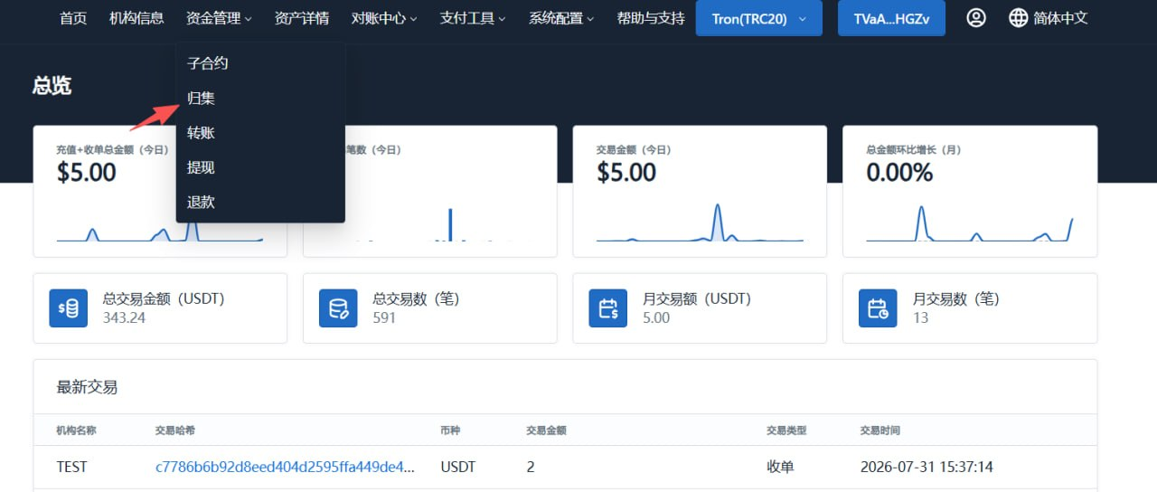 子合约页面